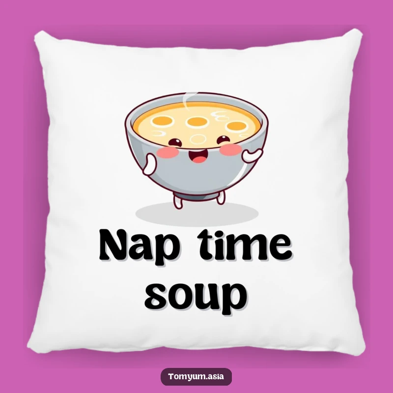 Funny Kawaii Soup Pillow Gift: Cozy Up with Your Dancing Soup