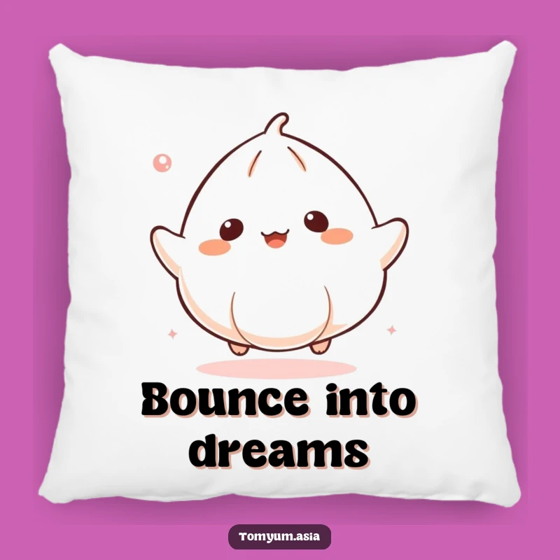 Soft Funny Kawaii Dumpling Bounce Pillow: Huggable Happiness