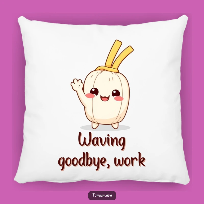 Soft Funny Kawaii Noodle Wave Pillow: Huggable Cheer