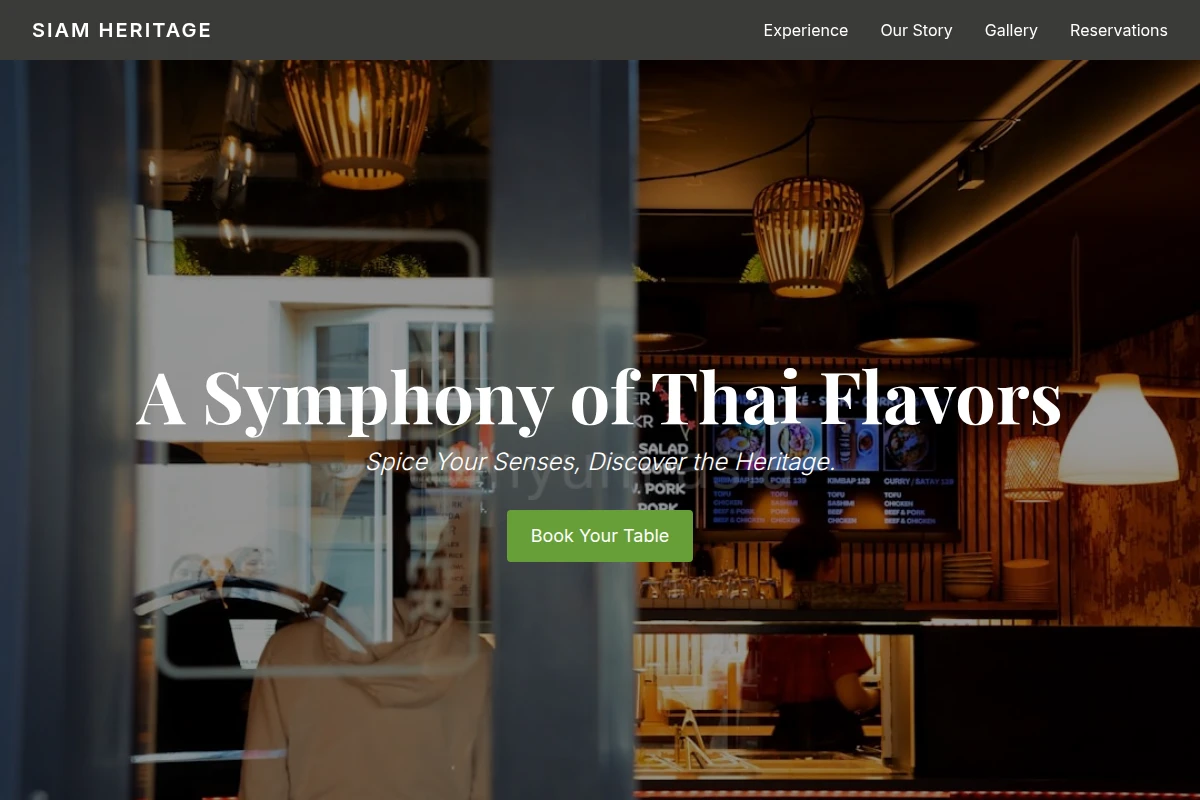 Bangkok Asian Fusion Food