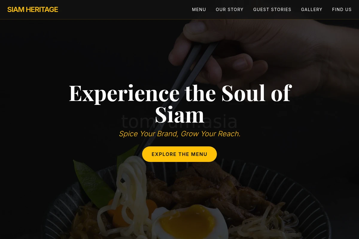 Fusion Thai Food