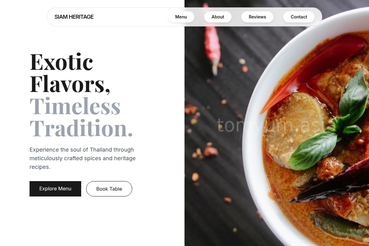 Exotic Thai Food